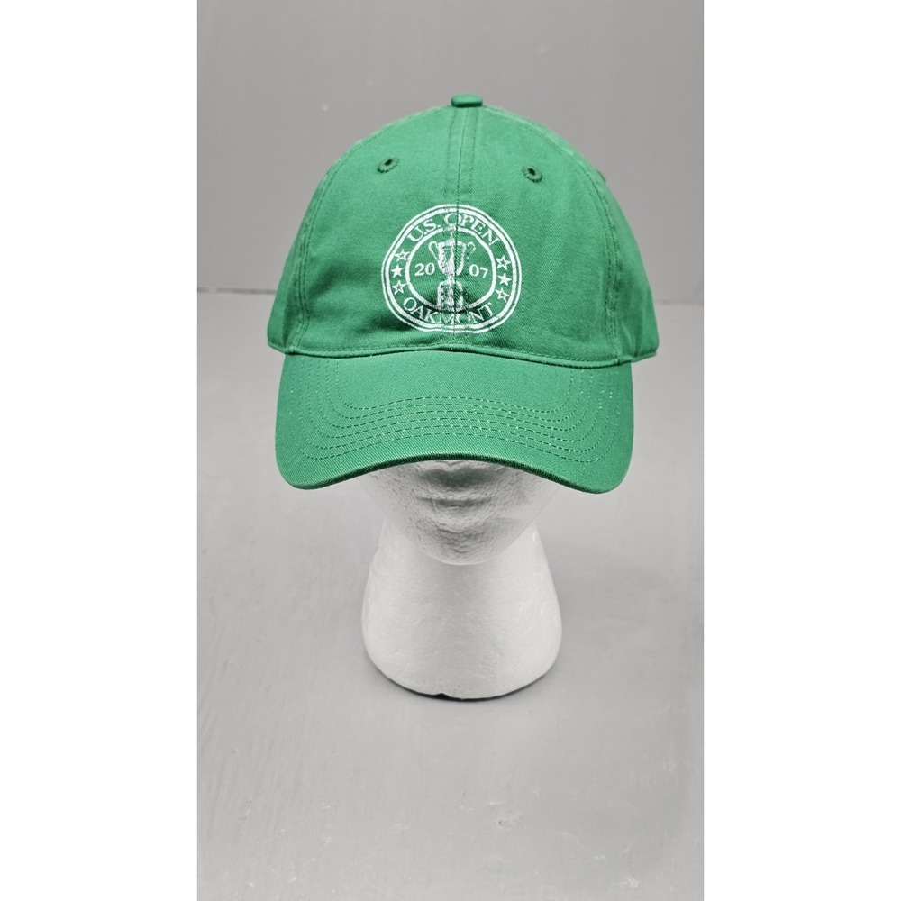 2007 107th US Open Oakmont Adjustable Hat Adult‎ Green Golf Adjustable Cap NWOT